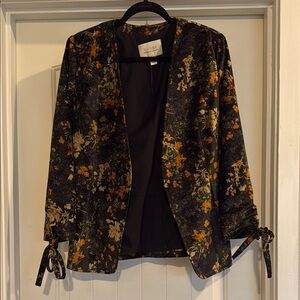 Floral Velvet Jacket